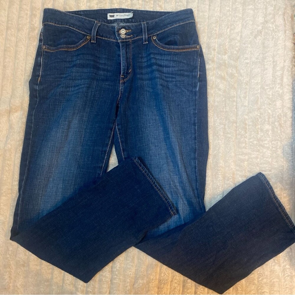 Levis 512 Perfectly Shaping Bootcut Jeans Womens 12M Medium Wash Blue Denim